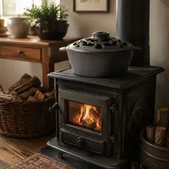 2 Quart Satin Black Filigree Steamer