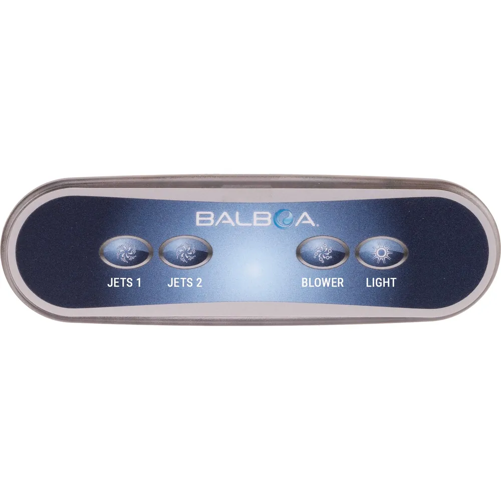 Balboa AX40 7½"W Auxiliary Topside Keypad Series - (A) 52678