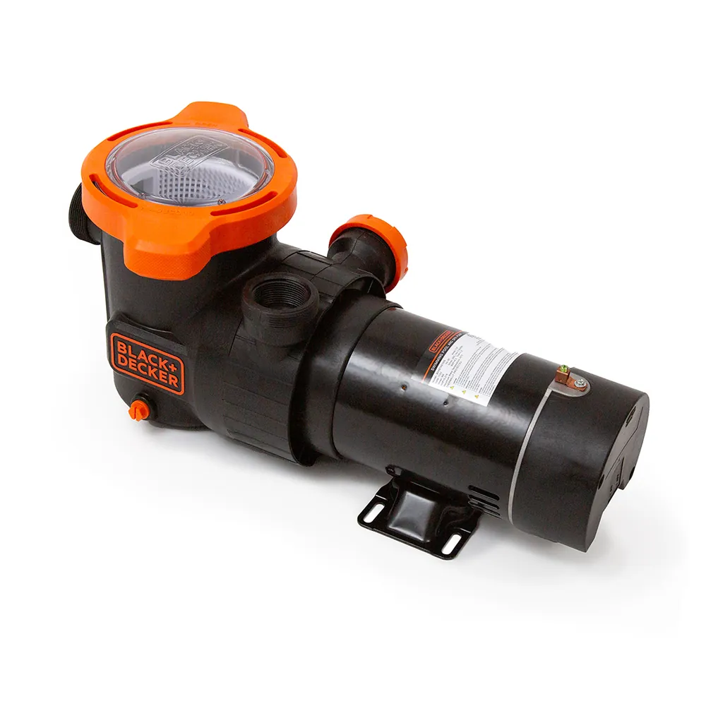 BLACK+DECKER 1.5HP Two-Speed Energy Efficient Above Ground Pool Pump (Black+Decker BDXBTA2150S)