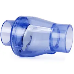 Check Valve Swing/Spring Clear 2"SS/2.5"SP x 2"SS/2.5"SP - ½ lb.