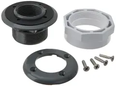 Hayward Inlet Return Fittings, 1-1/2" FIP, Dark Gray, Vinyl (SP1408DGR)