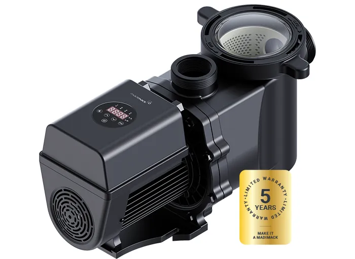Madimack InverFLOW PLUS Inverter VSP Pool Pump - Built-In Timers - 1.5HP Dual Voltage (21102)