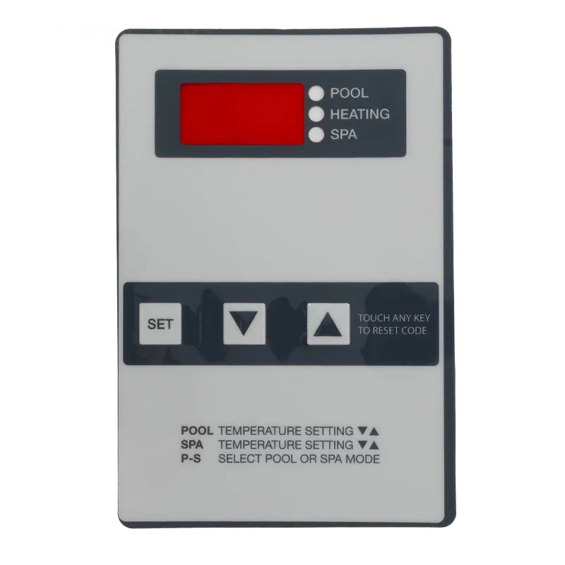 Raypak Control Panel Decal Digital Lcd (H000330)