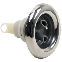 Waterway 5" Power Storm Dual-Roto Screw-in Spa Jet Insert - Stainless